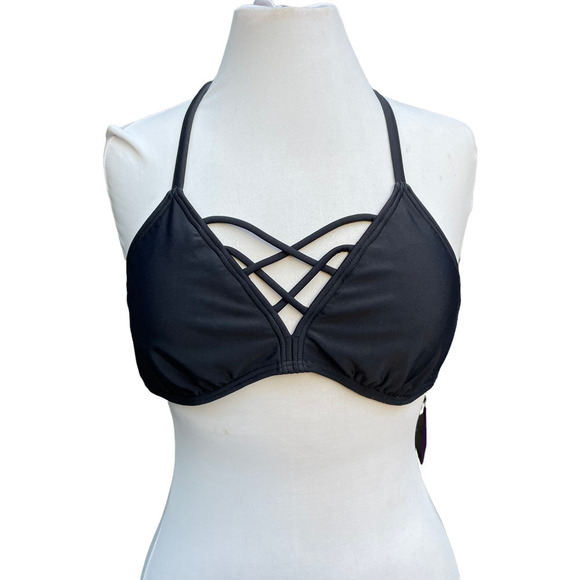 NWT Lascana Criss Cross Front Bikini Top -Size 36 A/B - Picture 11 of 11